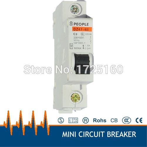 220 230v 3A 1P Low Price Applicable Family Mini MCB Circuit