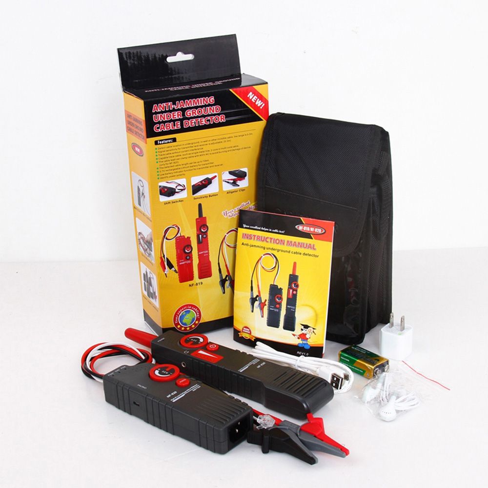 NOYAFA NF-820 Underground Wire Locator Cable Finder Anti-Interference Wire Tracker Cable RJ45 RJ11 BNC Cable Wire Tester