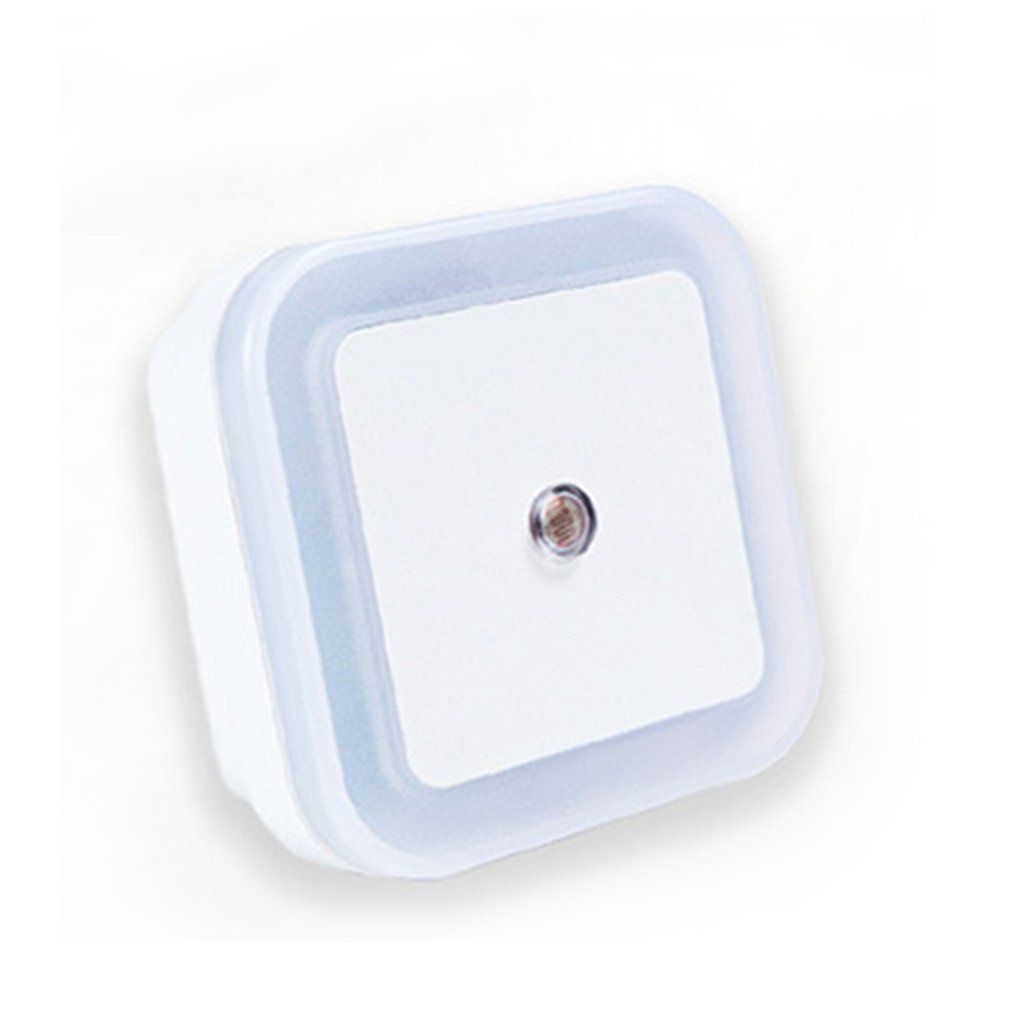 Intelligent LED Induction Lamp Square Shape Wall Light Nightlight Bedroom-White