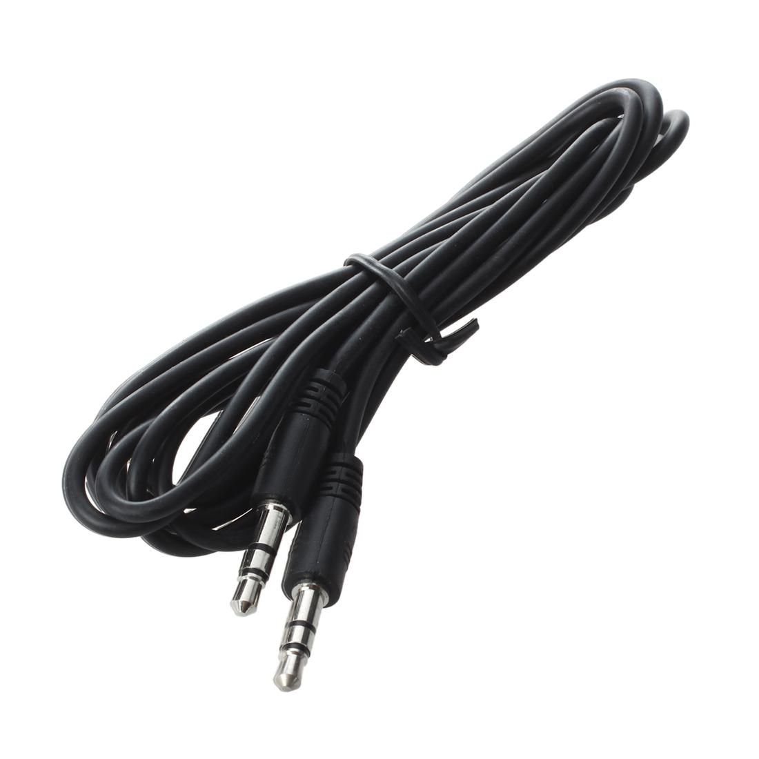 3.5mm Male to Male Stereo Audio Cable - ( 6ft, Black