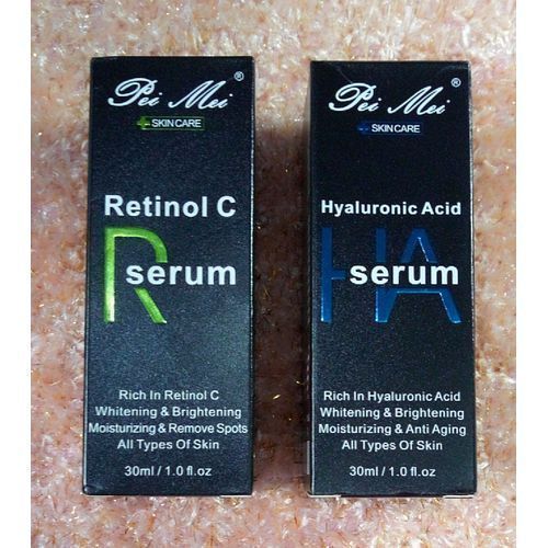 Lightening & Brightening Moisturizing & Anti-Aging Serum With Retinol C & Hyaluronic Acid (Pack Of 2),.