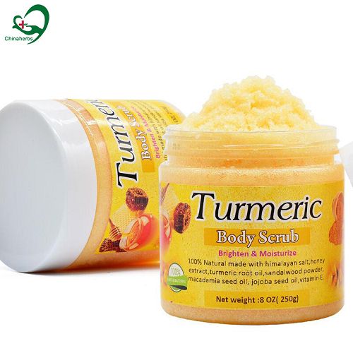 Turmeric Body Scrub With Honey & Himalayan Salt