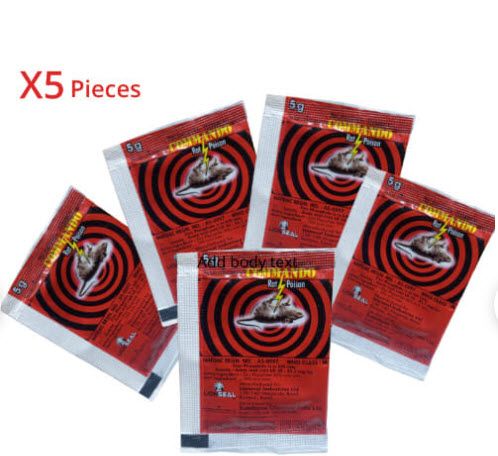 RAT KILLER/ RAT KILL -5g X5 PIECES