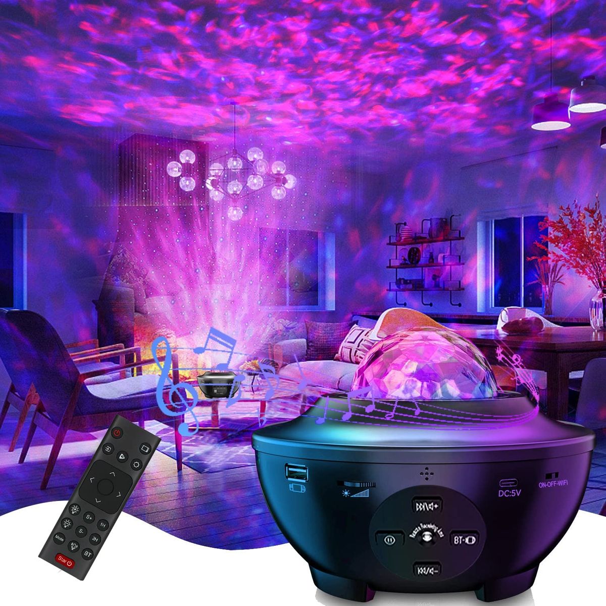 Star Projector Galaxy Night Light Projector