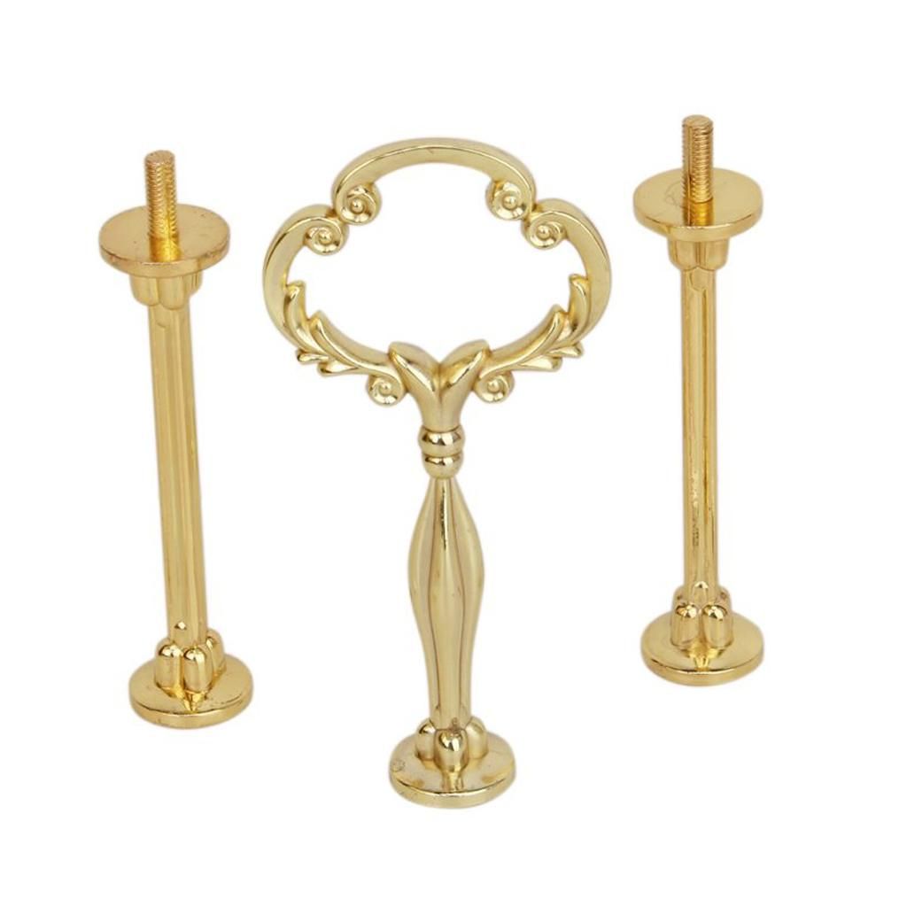 3 Tier Floral Cupcake Plate Cake Stand Fitting Handle