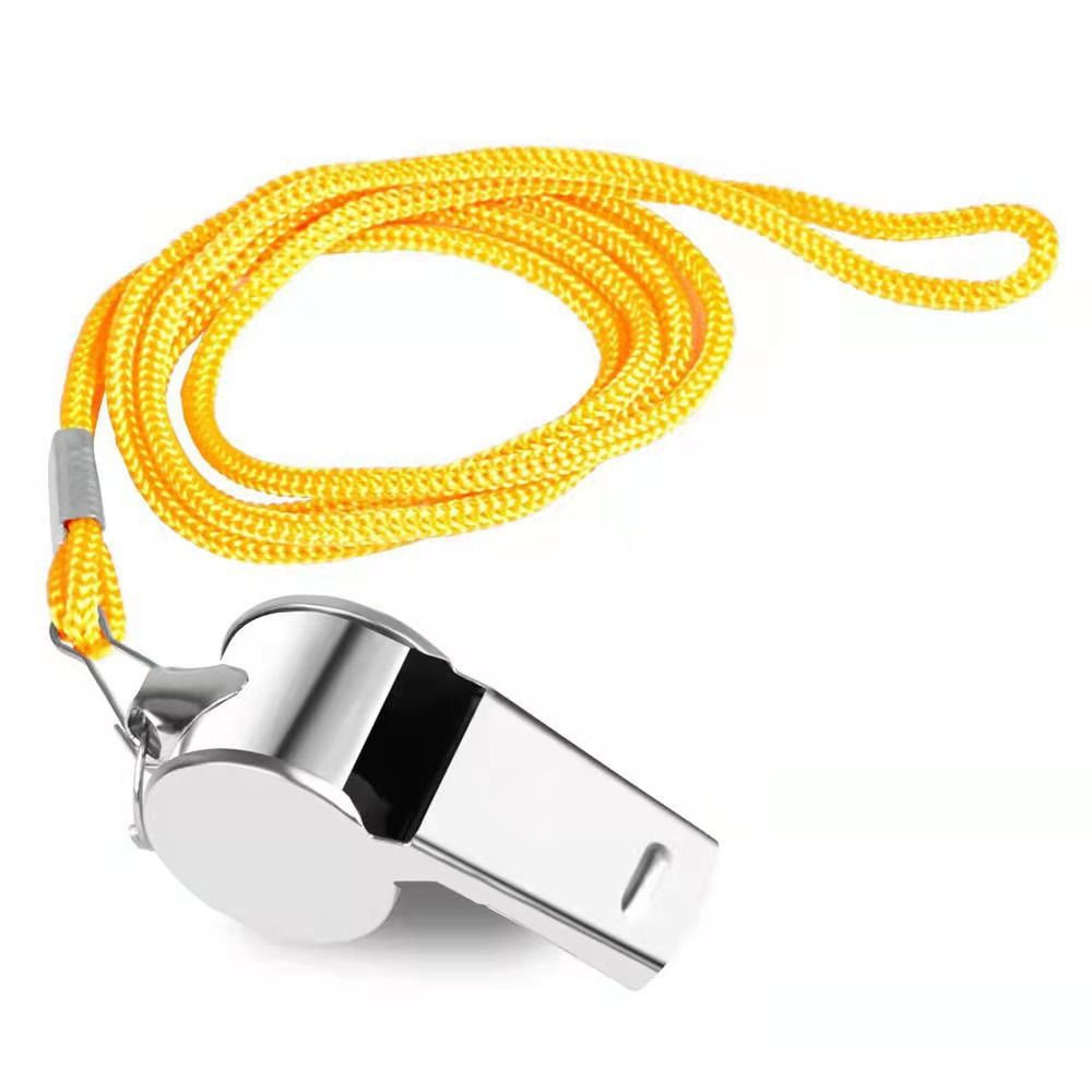 2Pcs Stainless Steel Whistle For Outdoor Sports Survival