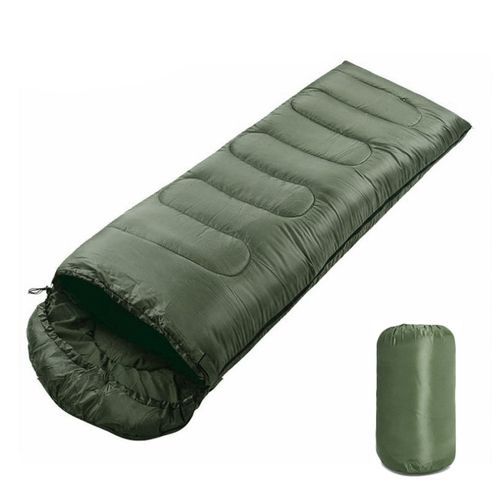 Adult Sleeping Bag For Camping -Thick Big Size - Green