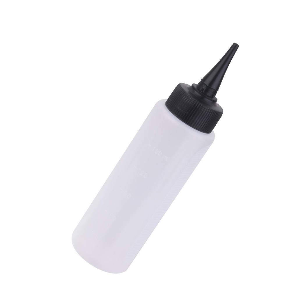 Plastic Hair Color Hairdressing  Applicator Measuring Bottle