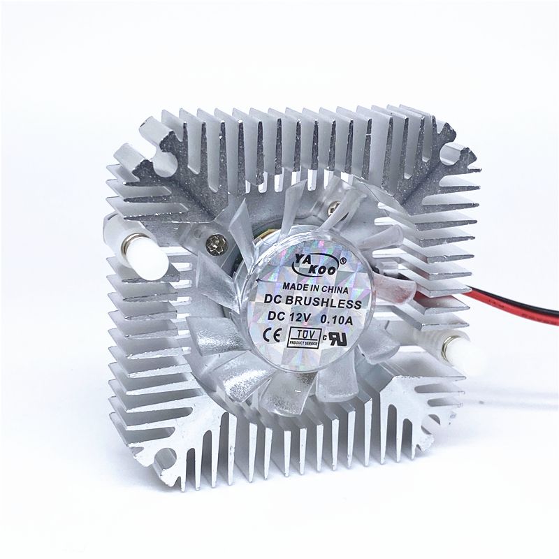 DC12V 0.1A 55MM BGA Fan Graphics Card Fan Bridge Chips Fan With Heat Sink Cooler Cooling Fan 2PIN Silver