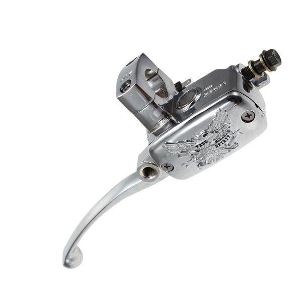 Motorcycle Brake Master Cylinder Silver Right
