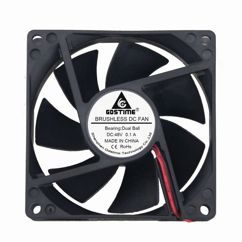1 Piece Gdstime Dc 48 Volts 2pin Cpu Motor Heat Dissipation