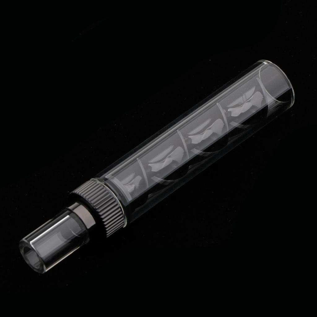 Spiral Dried Buring Herb Smoking Holder Accessories Set 9ml Black