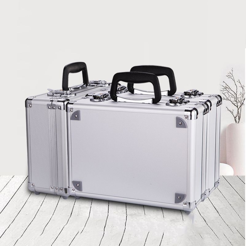 Home Travel Case Storage Luggage Toolbox With Alloy Storage Sponge Portable Box Box Aluminium Suitcase Tool Tool