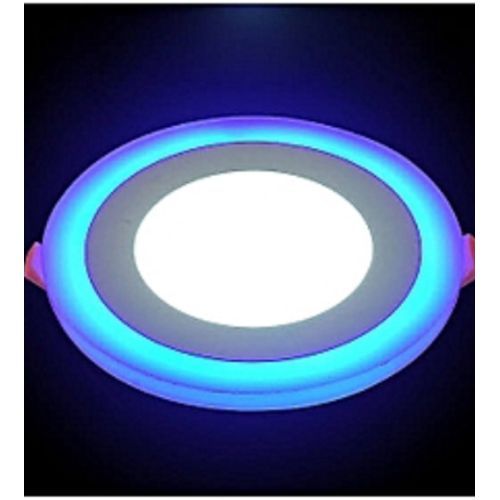 Pop Panel Light Round Double Light White And Blue 12w