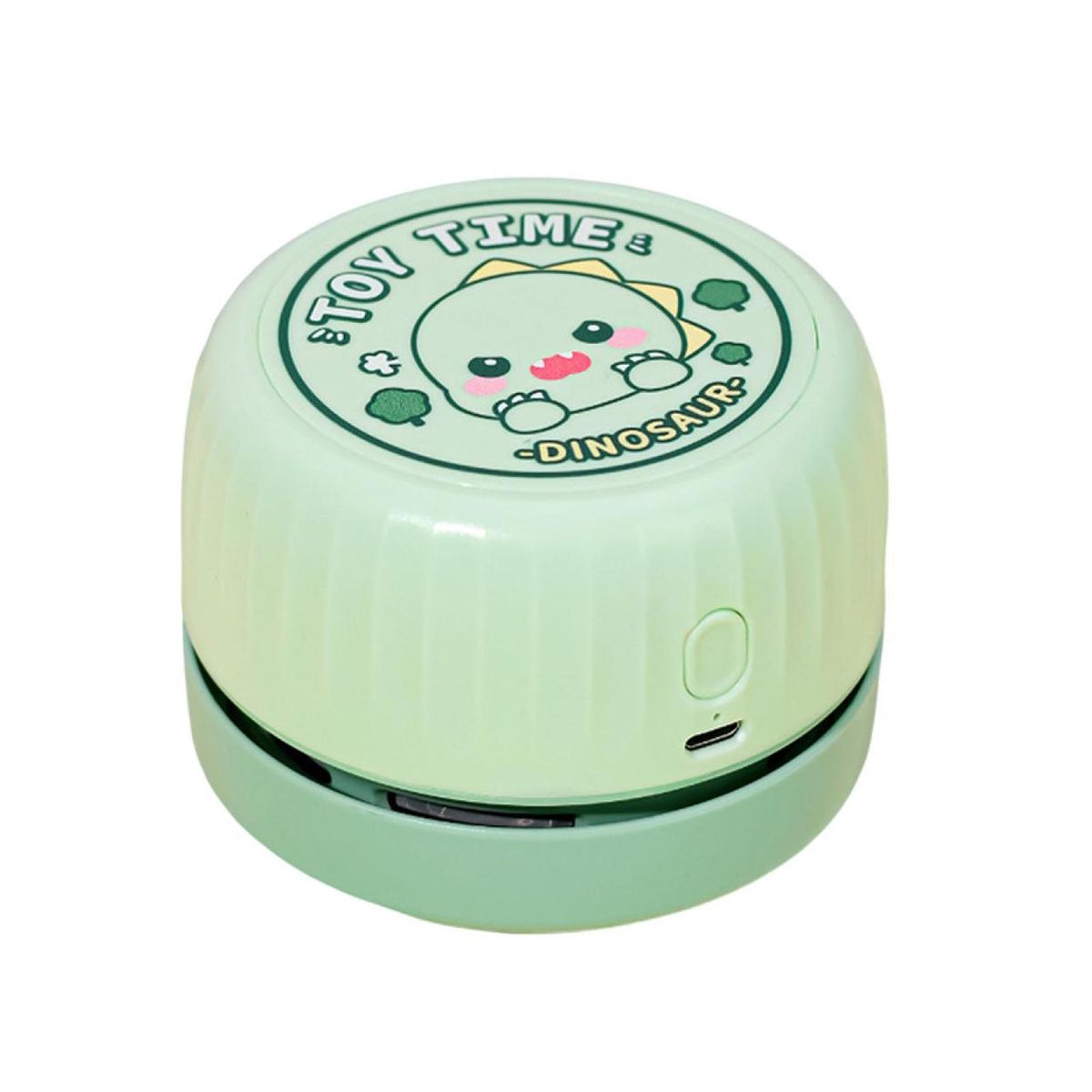 1 Set Desktop Vacuum Cleaner Automatic Mini Vacuum Table Cleaner Light Green