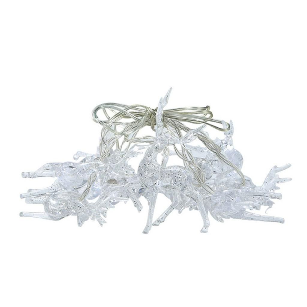 Decorative Elk String Light Fairy Lights For Living Room Colorful USB