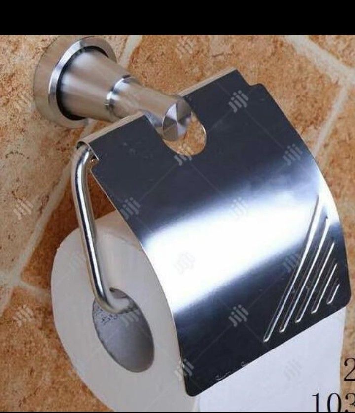 Stainless Steel Bathroom Toilet Paper Roll Tissue Holder Hook Rack Suction Cup