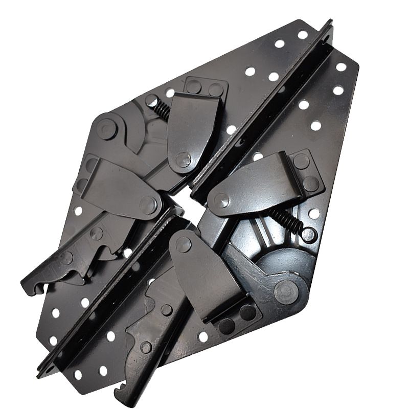 2pcs Adjustable Furniture Lift Up Hinge Folding Bed Lazy Sofa Joint 3-Position Angle Mechanism Support Self-lock Hinge Hardware