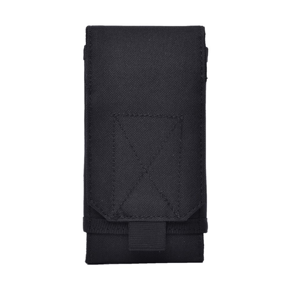 Outdoor Tactical Oxford Cloth Mobile Phone Holder Belt-Black