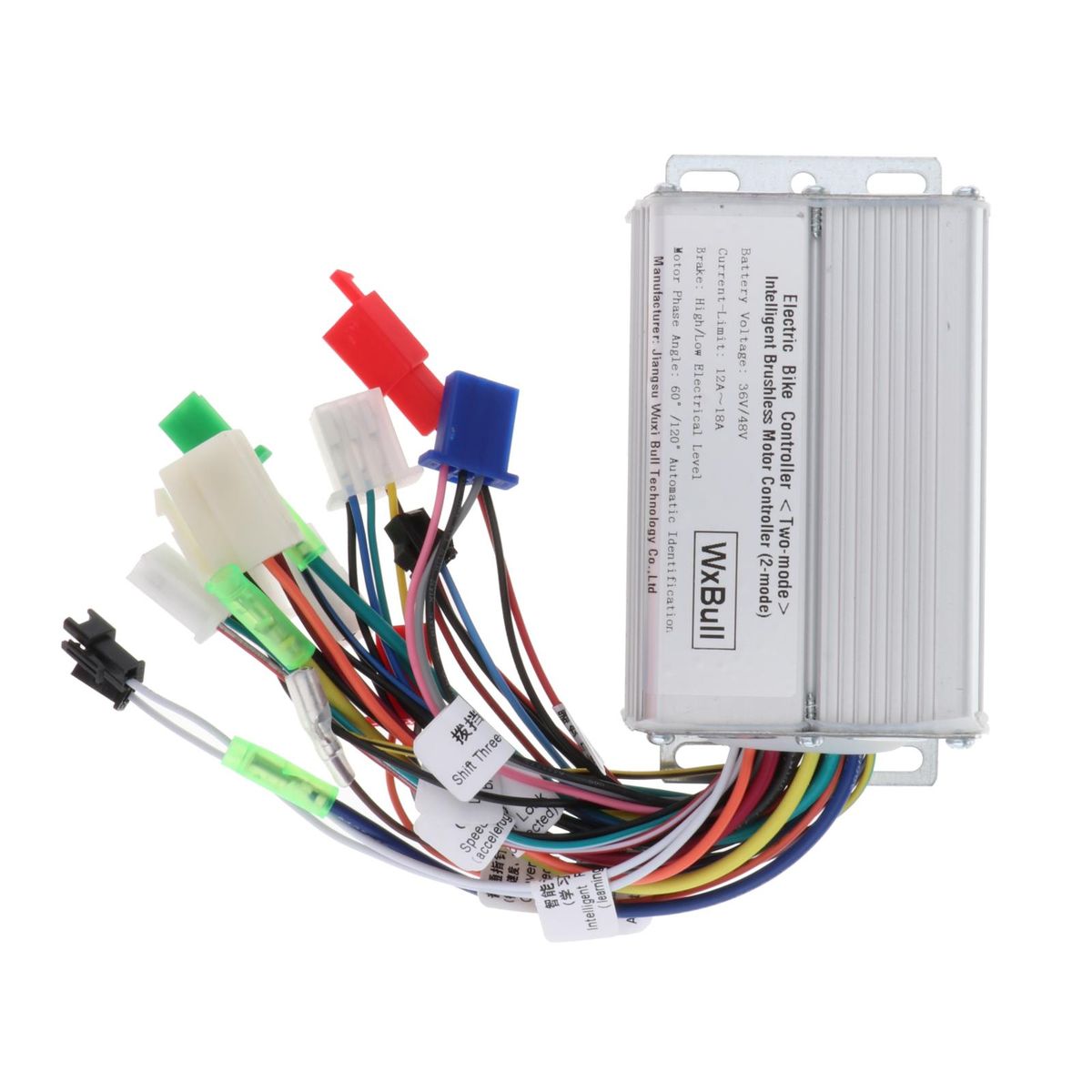 Brushless Controller, 24V 36V 48V E-Bike Motor Controller