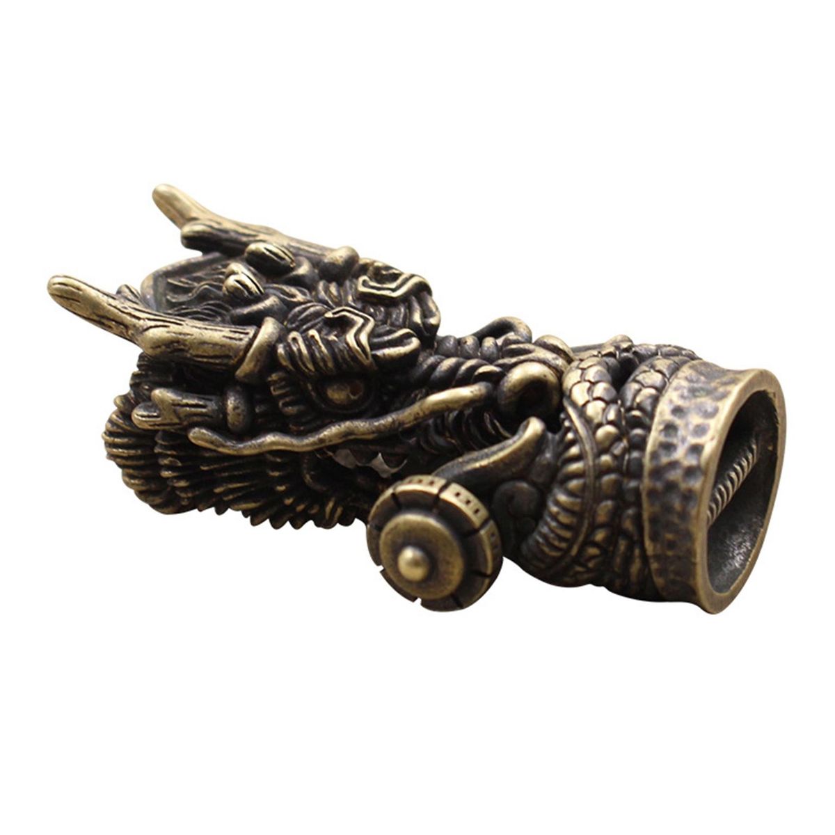 DIY Accessories Bracelet Braided Umbrella Rope Multi-Function Buckle Brass Outdoor Gadgets Personality Tail Buckle