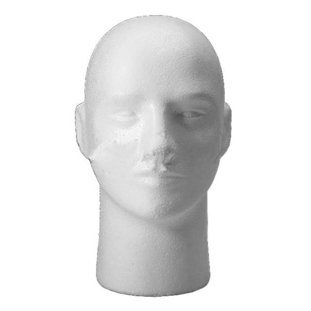 1X Male Female Foam Styrofoam Mannequin Manikin Head Stand Model Wig Hat Display, 2