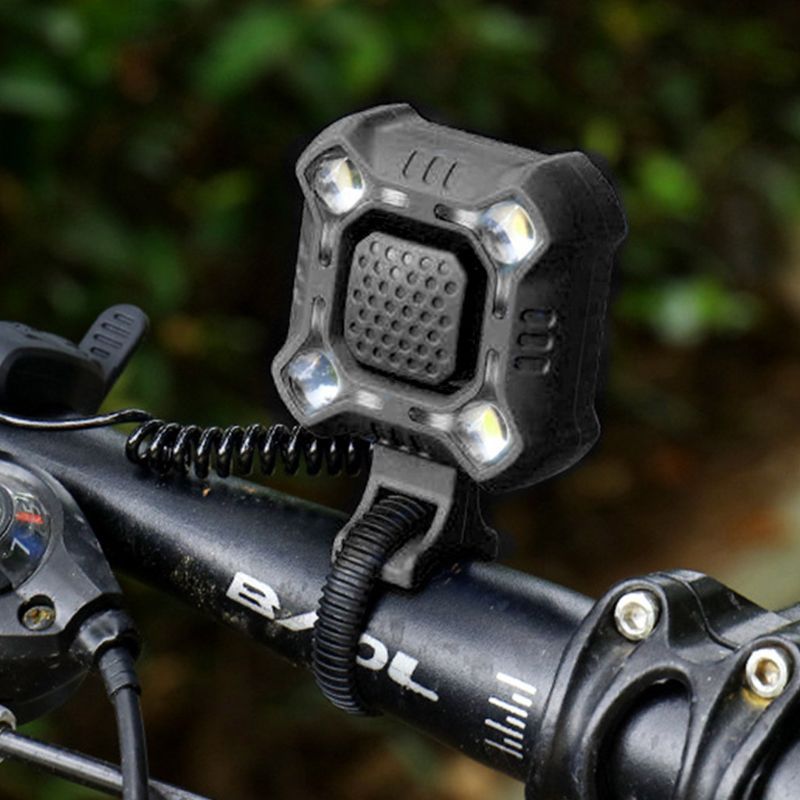 Super Bright Bike Horn Lights Front Usb Rechargeable Led