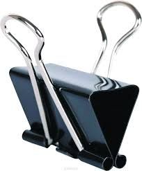 BINDER CLIPS BLACK (12PCS/BOX)