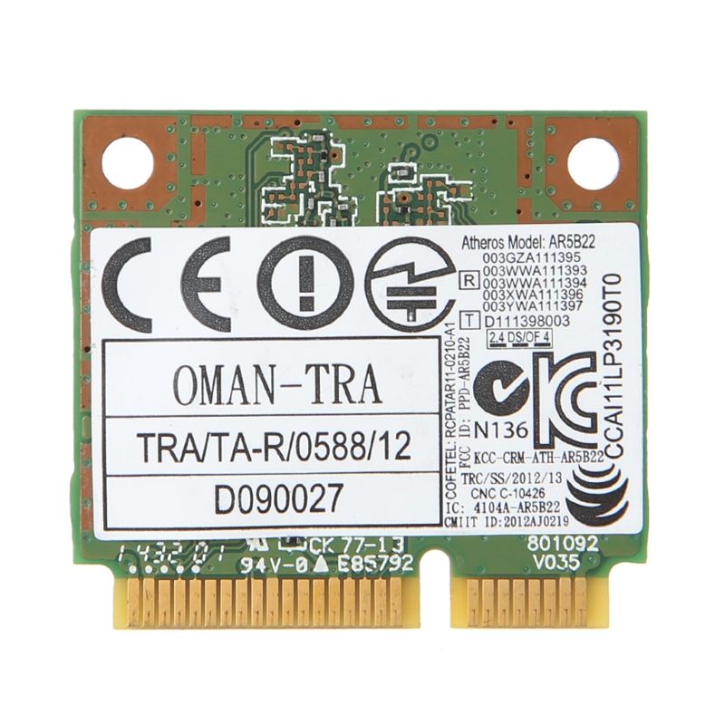 For DELL DW1901 AR5B22 Wireless Dual Band Half Mini PCI-E
