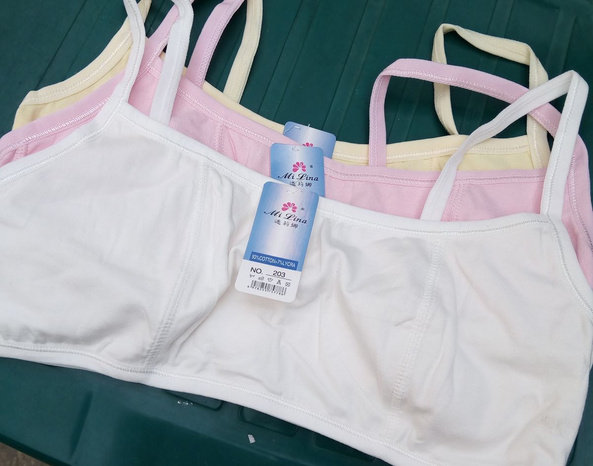Girls Bra Top For Teenagers Years Girl 3pcs