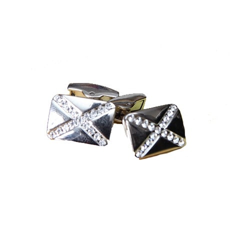 Men's Silver Cufflinks- MC-1285