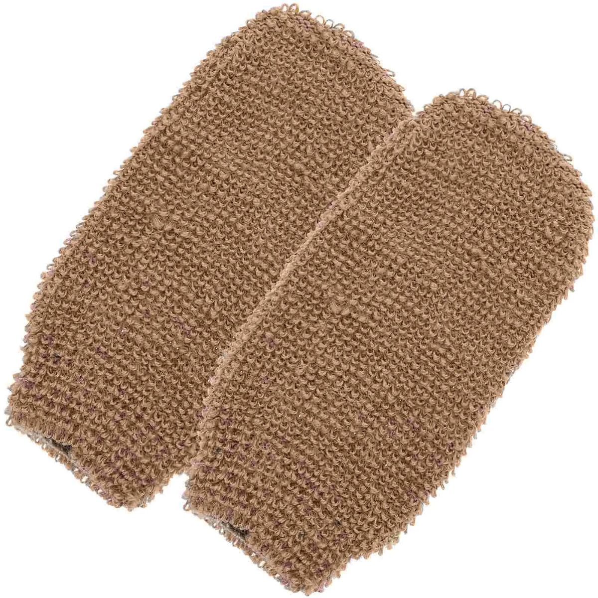 2pcs Bathing Gloves Body Massage Gloves Exfoliating Gloves Shower Gloves Bathroom Accessories for Home Indoor