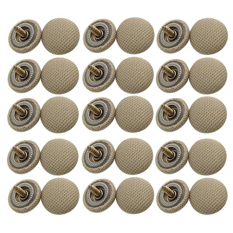 30Pcs Car Ceiling Cloth Fixing Screw Car Roof Fixed Buckle Snap Rivets Retainer Automotive Headliner Repair on Beige