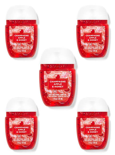 Apple & Honey PocketBac Hand Sanitizer, 5-Pack