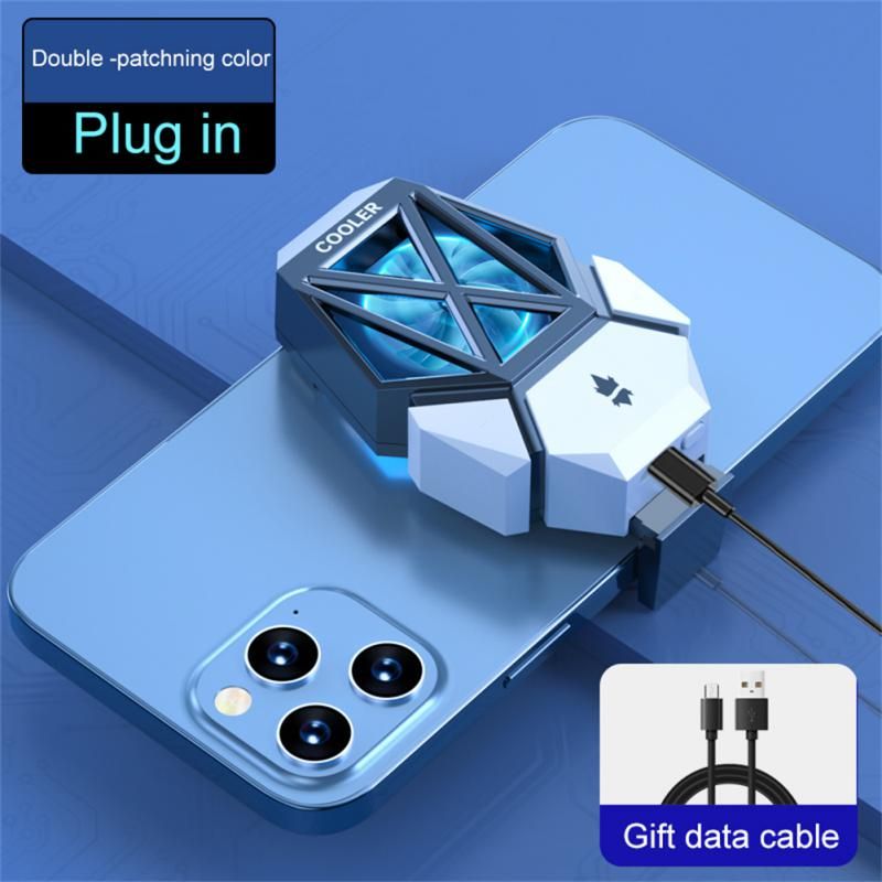 Phone Cooler Phone Magnetic Radiator ABS Game Cooler System Quick Cooling Fan For Iphone Xiaomi Black Shark With Battery