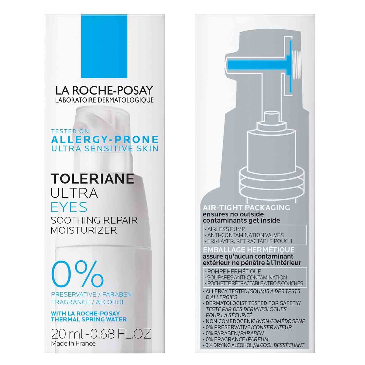 Toleriane Ultra Eye Soothing Repair Moisturiser 20ml