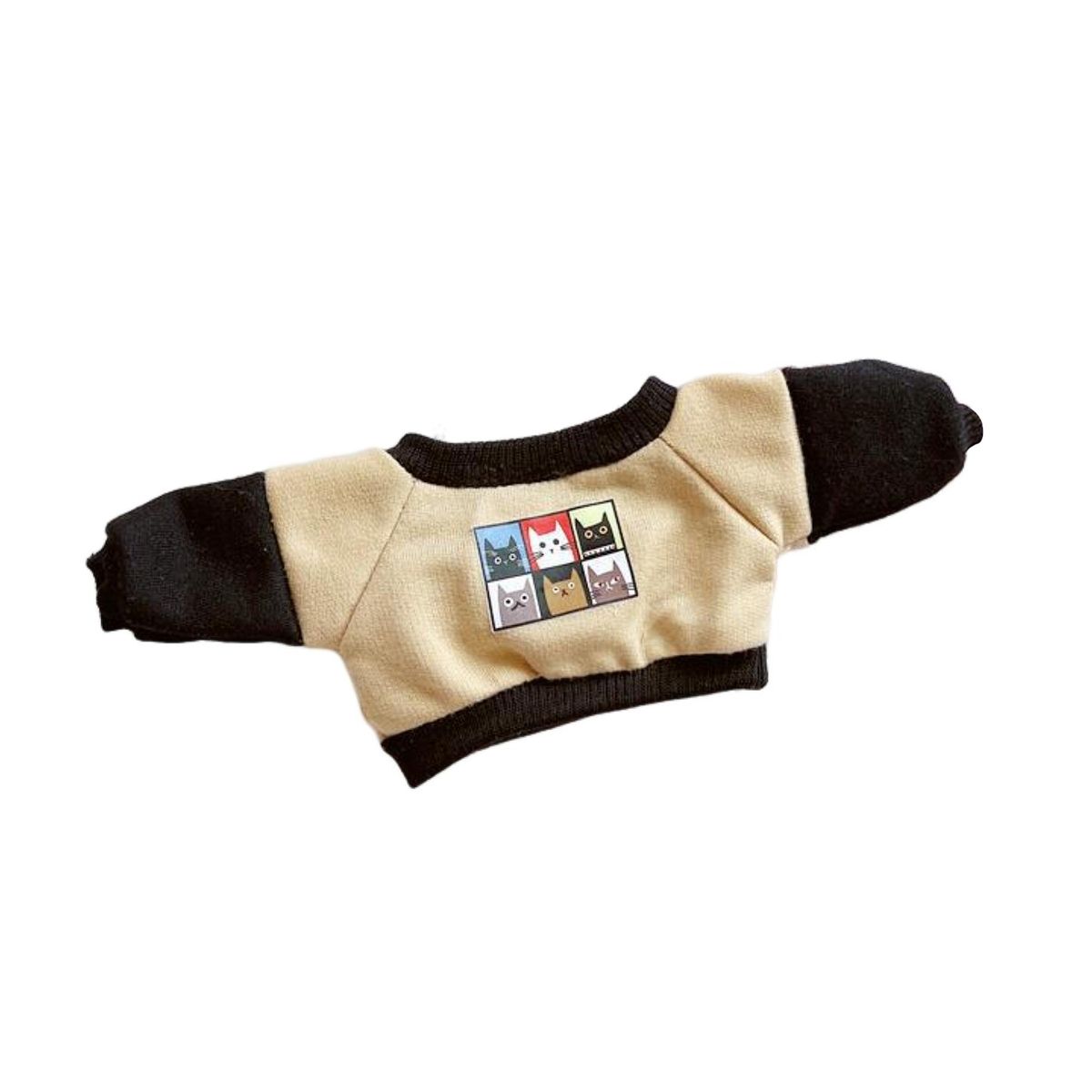 Doll Top Shirt Cotton Stuffed Idol Dolls Printed Sweatshirt Clothing Coffee