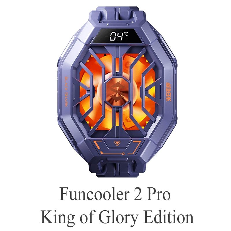 Black Shark Cooling Fan Back Clip Liquid Fun Cooler Pro 2 For Black Shark 5 4 3 Pro Xiaomi Mi 12 ROG 5 5S Pro Red Magic 6 7