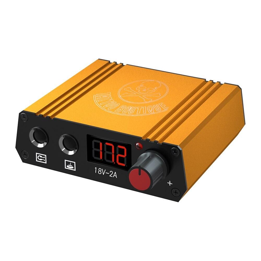 Portable LCD Dual 2A Tattoo Power Supply Booster Start Powerful For Tattoo Machine Gun Supply