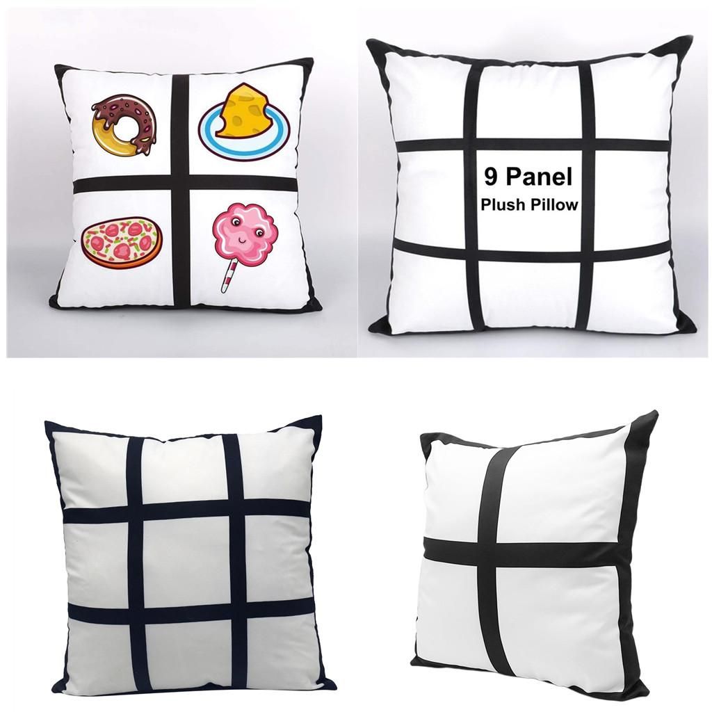 2x Printing  Pillow Case DIY Bedroom Throw Cushions Covers