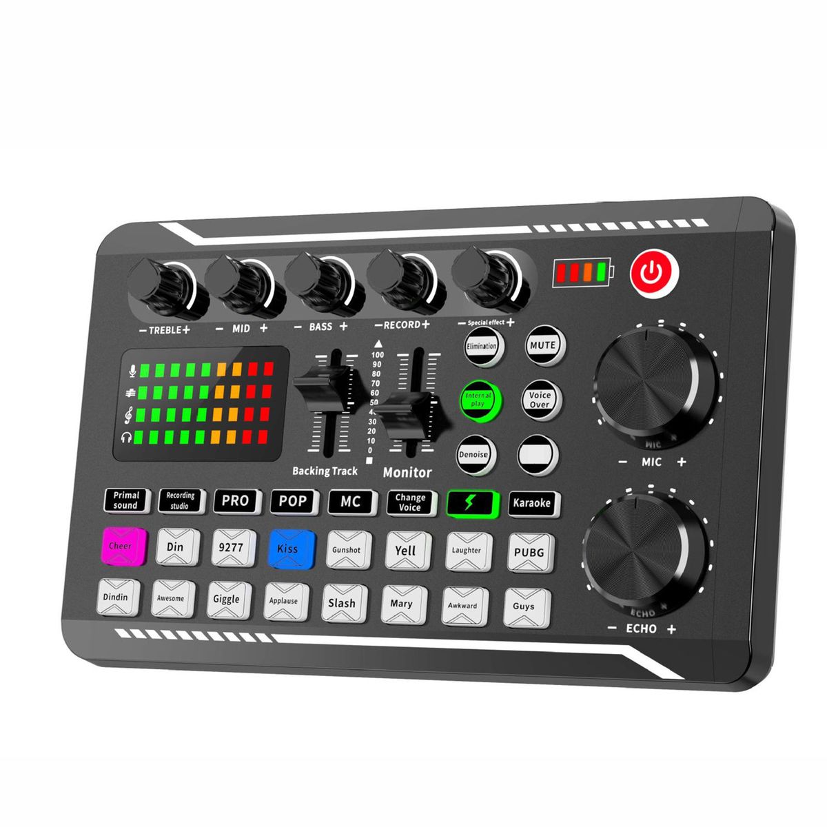 F998 Audio  Card 16 Effects For Audio Playback