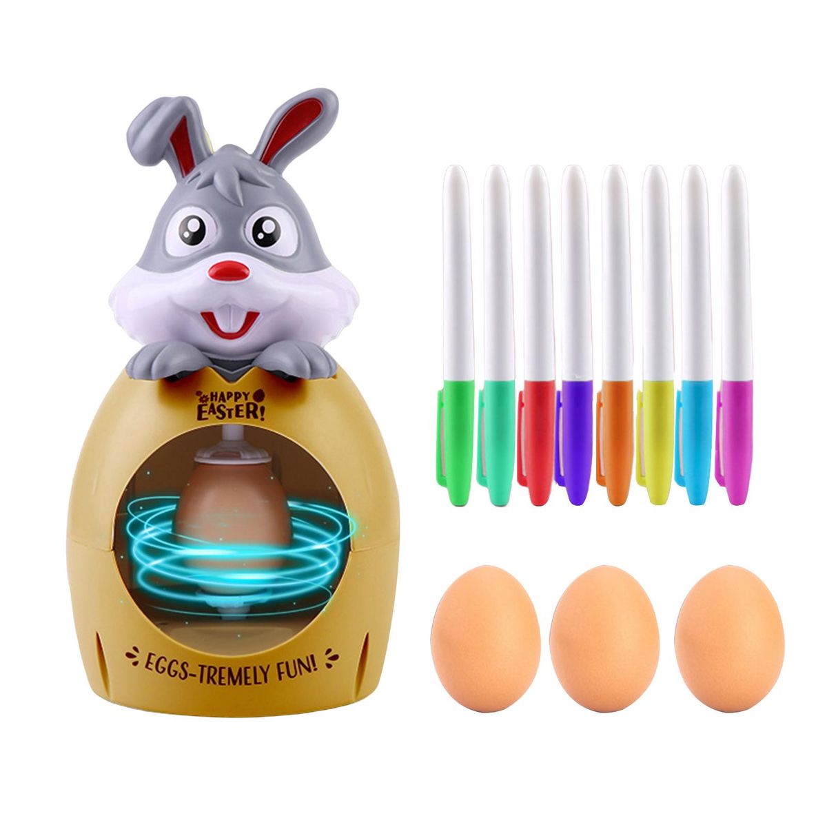 1 Set Toys Set Electric Easter Egg Machine Brown