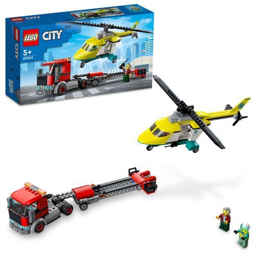 LEGO® City Rescue Helicopter Transport 60343 Building Kit