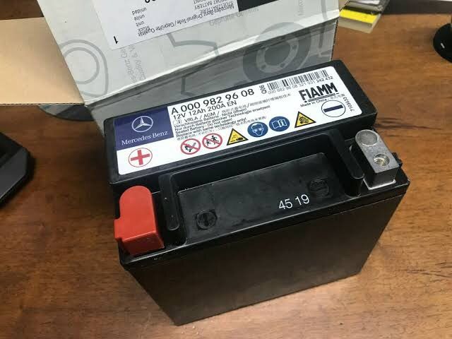 12v  12ah Mercedes Benz Auxiliary Battery