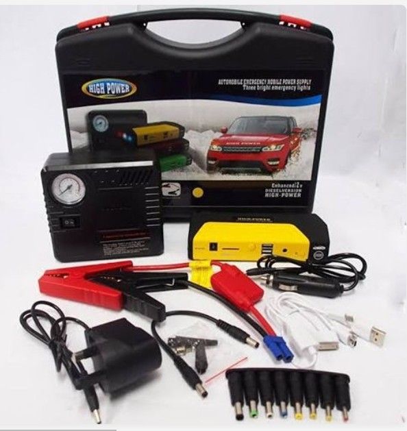 Multi-Function Car Jump Starter With Tyre Inflator- 50800mAh