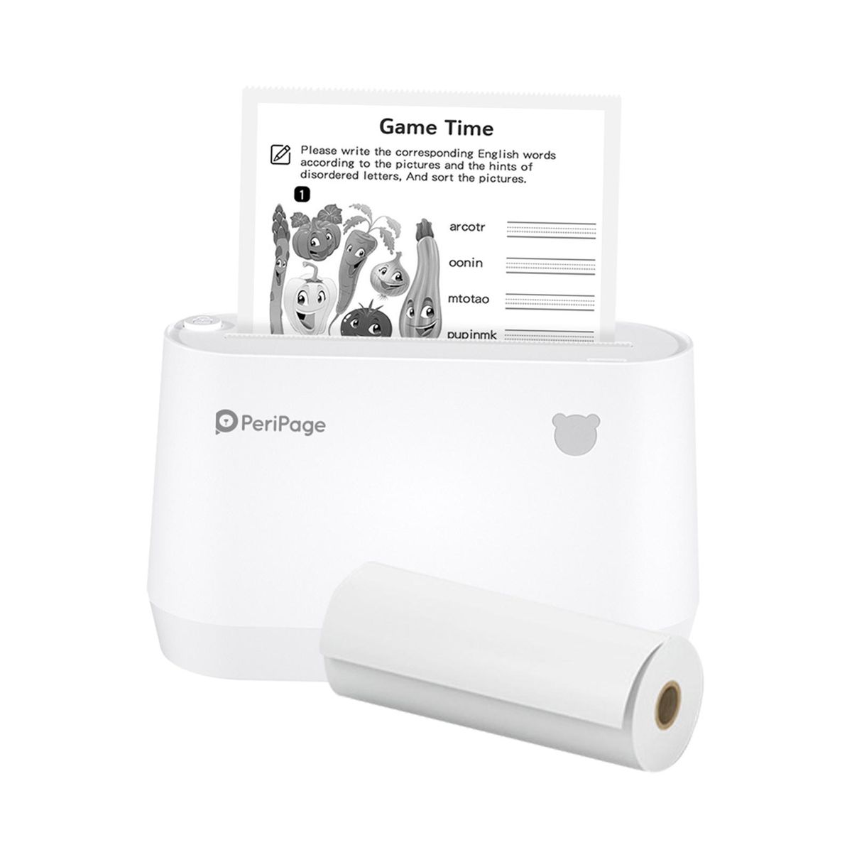 A9s Multi-functional Mini Thermal Printer Pocket Wireless BT 304DPI All In One Portable Photo Mobile Printer Receipt Label Maker Sticker Compatible with Android iOS Smartphone Windows for AR Photo QR Code Study Notes Work Lis