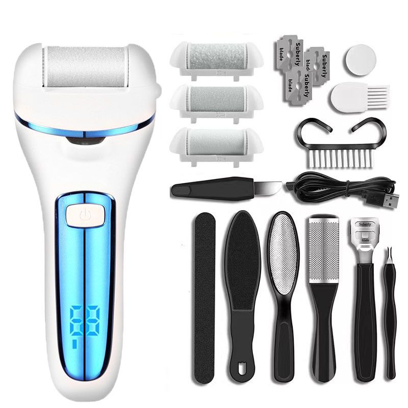 Rechargeable Foot Care Tool Electric Feet File Callus Remover Machine Pedicure Device