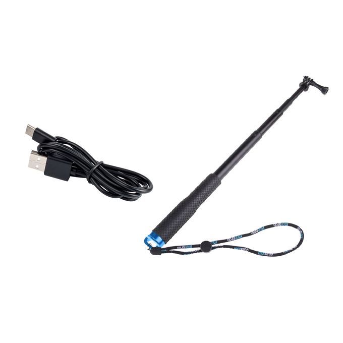 36 Inch Pole Telescoping Monopod With Remote Clip Typec Cable For