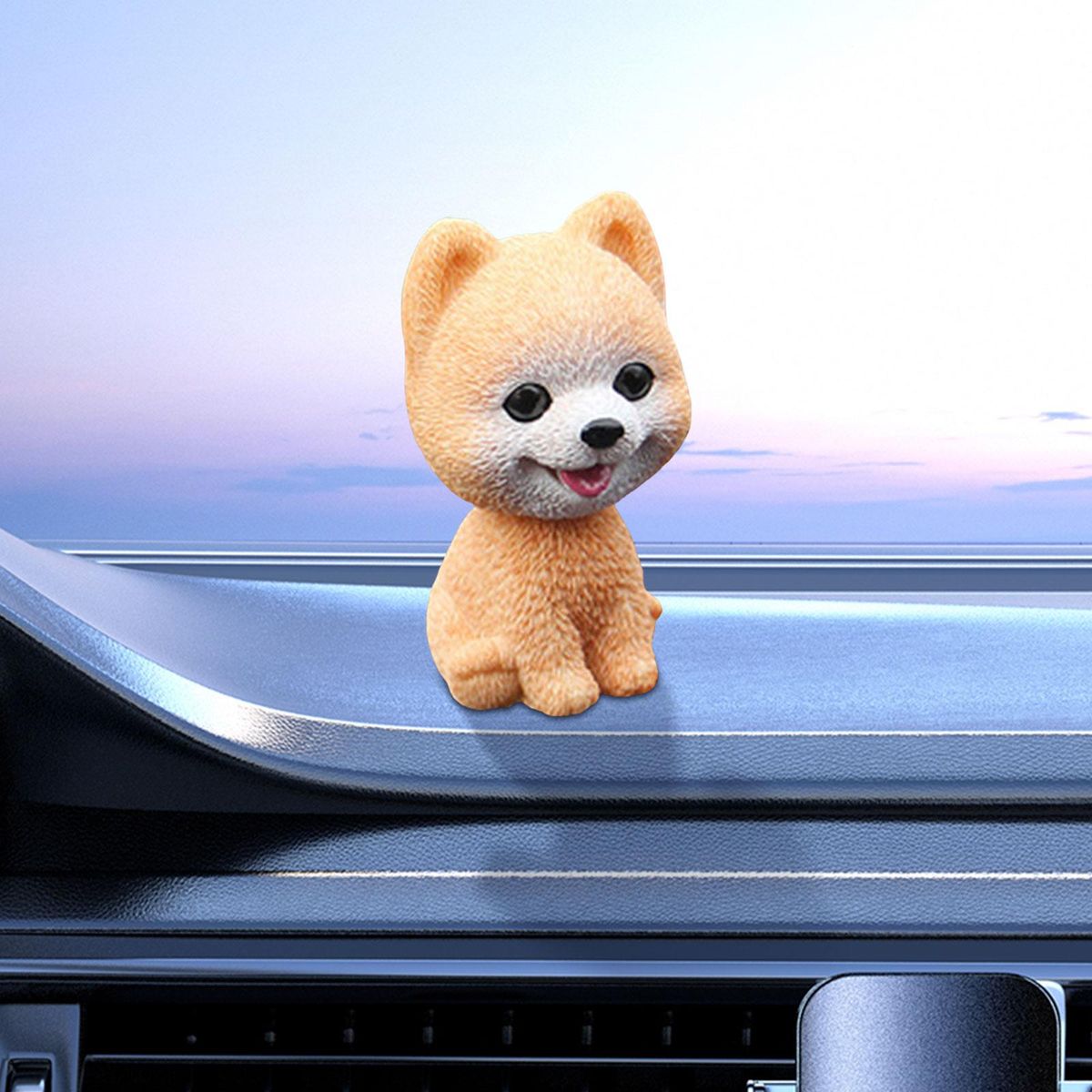 Dog Car Ornaments Office Ornament For Auto  B