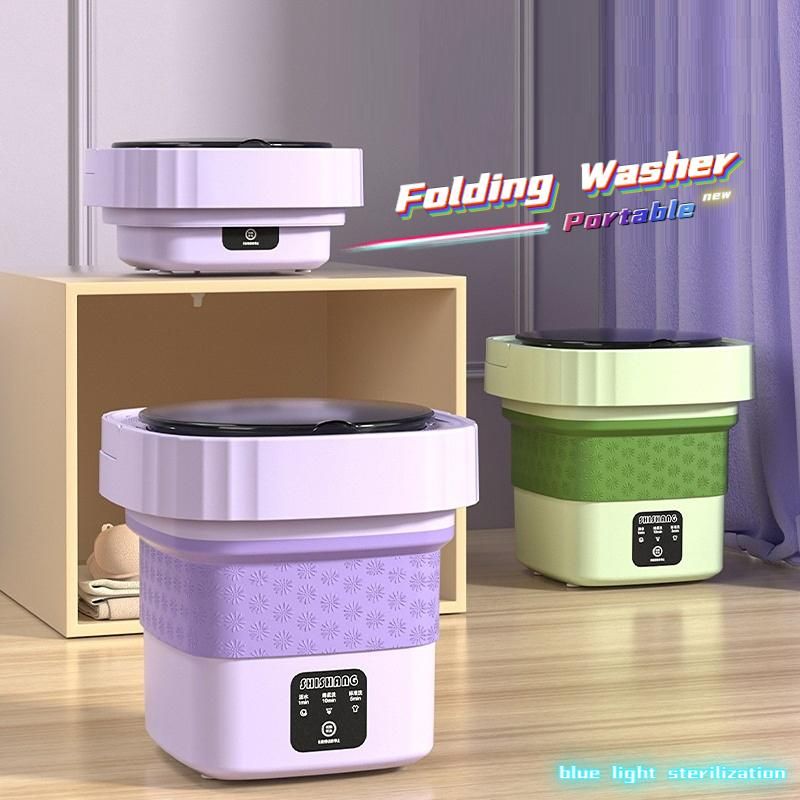 Folding WashingMachine Underwear Pantyhose Ultrasonic Washer